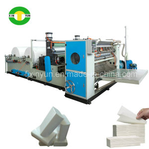 High Speed Glue Lamination N/Z Folding Paper Hand Towel Making Machine