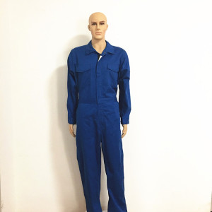 Cotton Polyester Fr Anti-Static Protective Workwear Coverall for Hospital/Industry