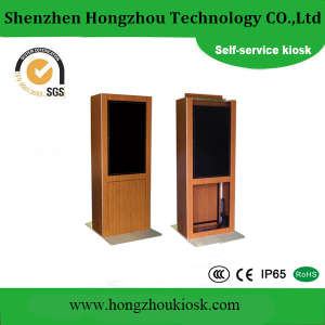 OEM/ODM Wood Material Self Touch Screen Kiosk with WiFi